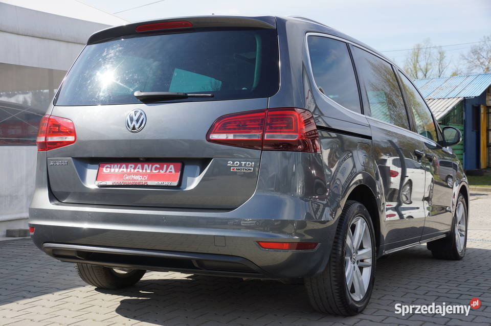 Volkswagen Sharan 20 TDI CR 150 4x4 Lift Navi reflektory ksenonowe Nowy Sącz sprzedam