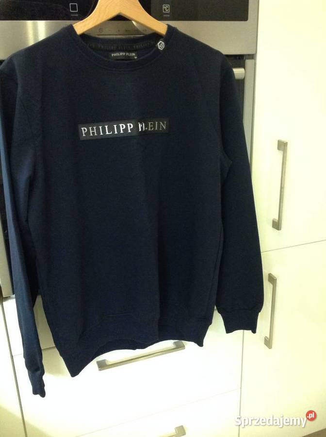 Granatowa Bluza Męska M Nowa Nowa Sól