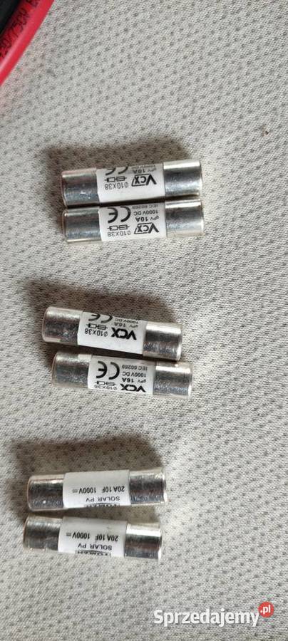 Sprzedam zabezpieczenia fotowoltaiczne przewody Pozostałe