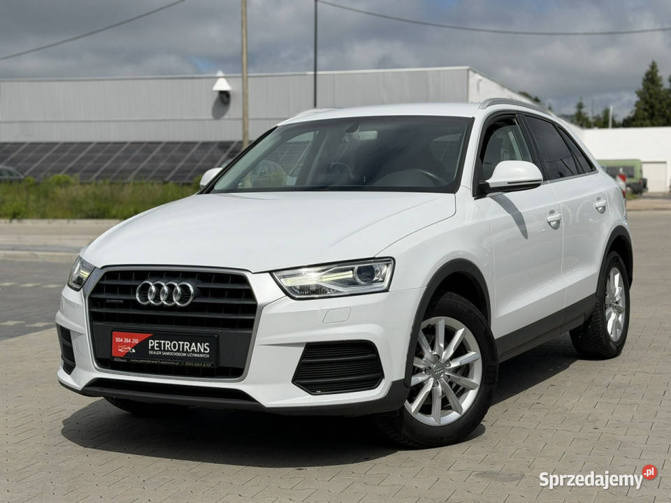 Audi Q3 20TDI 150 LED QUATTRO Automat Grzane biały warmińsko-mazurskie Mrągowo