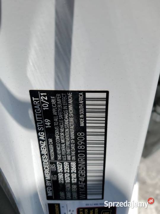 2021 MERCEDESBENZ C 300 Częstochowa