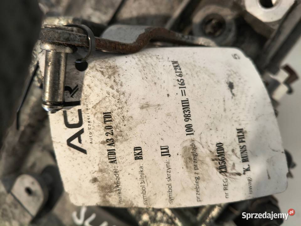 SKRZYNIA BIEGÓW VW Passat B6 Audi A3 8P 20 TDI Chełm