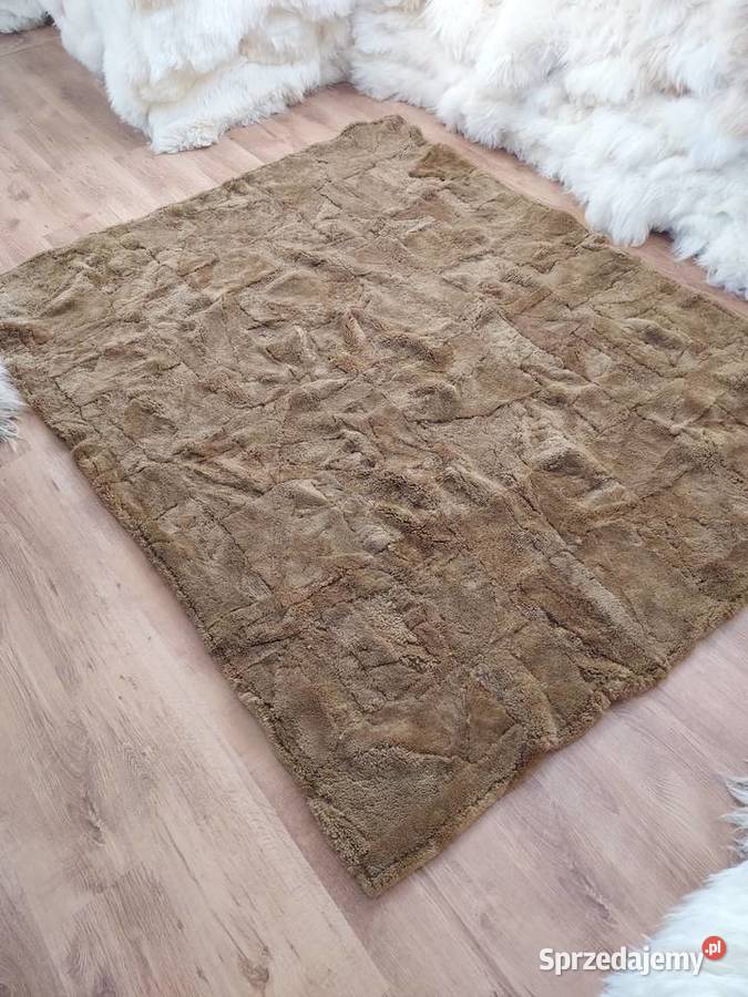 Dywan z Prawdziwych Skór Owczych Naturalnych Szaflary