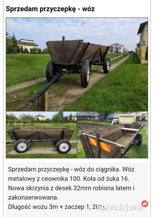 Wóz przyczepa furmanka Krosno
