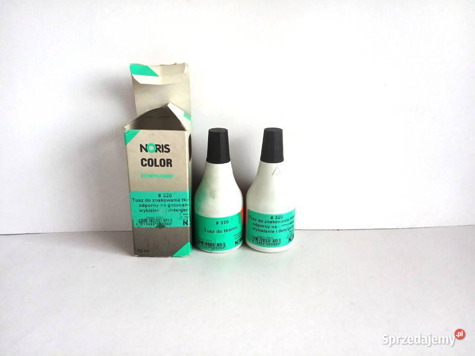 Tusze do tkanin Noris Color 50ml czarne nowe 2 Bełchatów