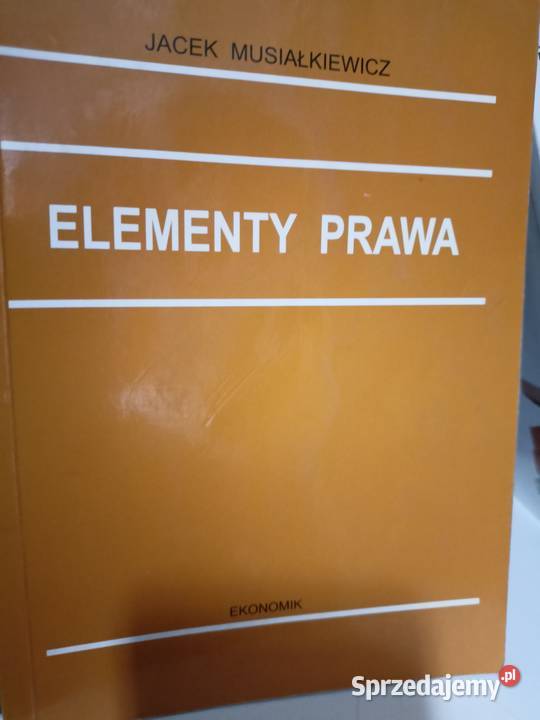 Elementy prawa używane podręczniki szkolne