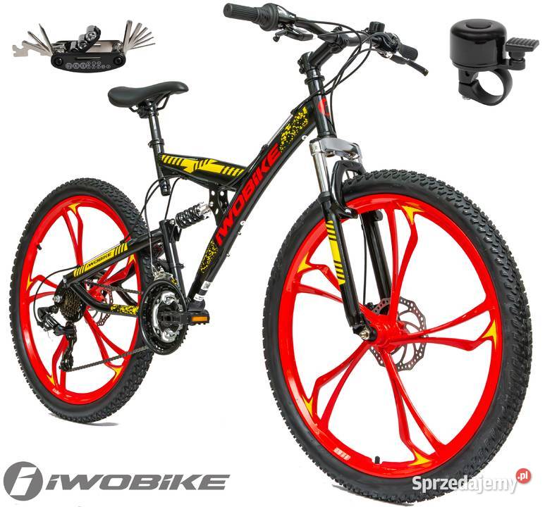 Rower Męski Damski Górski 26 IWOBIKE 2025 Górskie, MTB