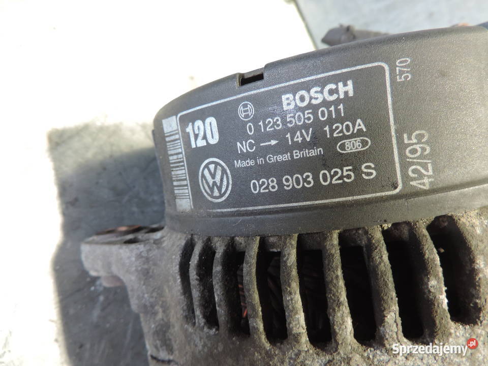 Alternator VW PASSAT B4 19 TDI 0123505011