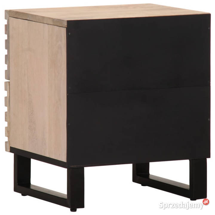 Szafka nocna 40x34x46 bielone drewno mango Nocne mazowieckie Warszawa