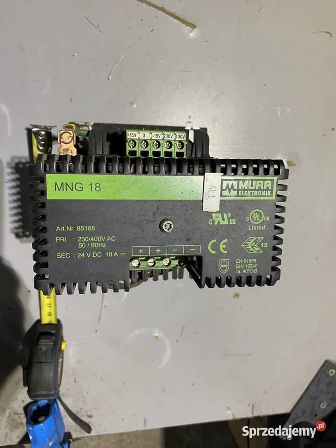 Przetwornica 230400 AC 24 DC 18A sprzedam