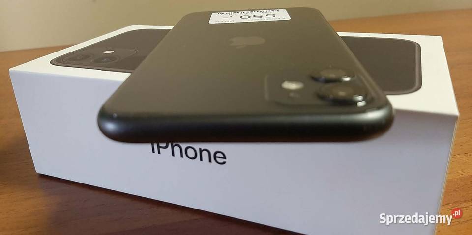 Smartfon Apple iPhone 11 64 GB stan IDEALNY Apple / iPhone Konin sprzedam