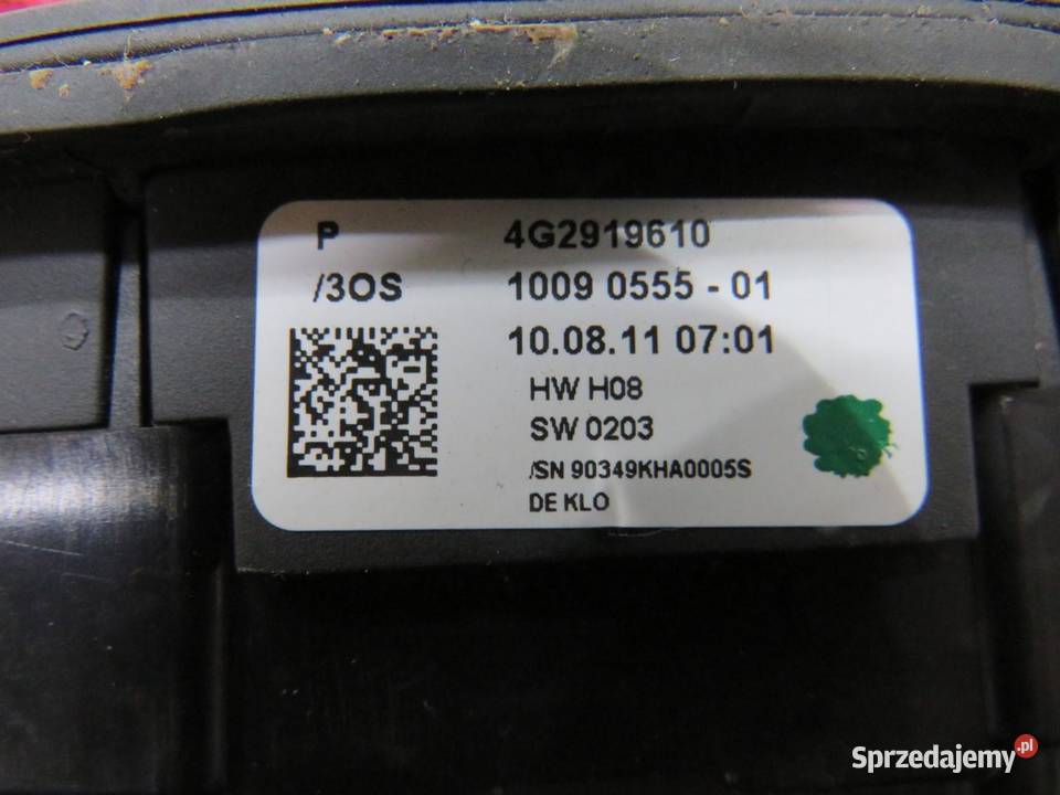 PANEL MMI AUDI A7 4G 4G2919610 Panele sterowania, przełączniki