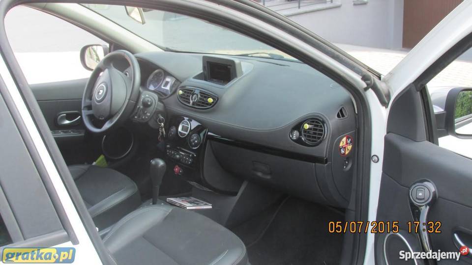 Renault Clio III 16 16 v automatniski przebieg skórzana tapicerka Tczew