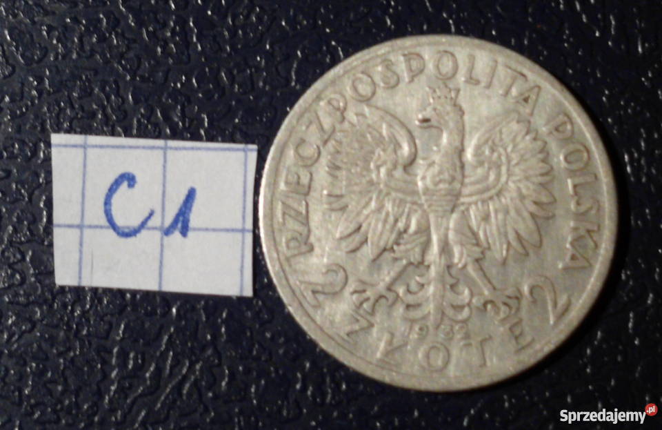 2 złote 1932 Głowa kobiety SREBRO Kraków