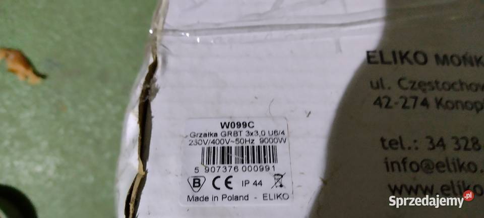 Grzałka do bufora 900W 230400V Charlejów