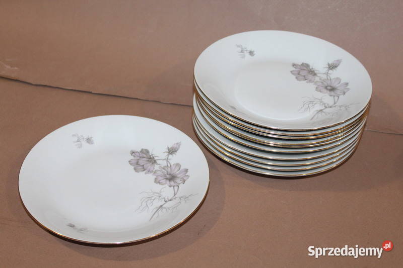 Serwis obiadowy w kwiaty MZ Czechoslovakia 104 Porcelana i szkło Szczecin
