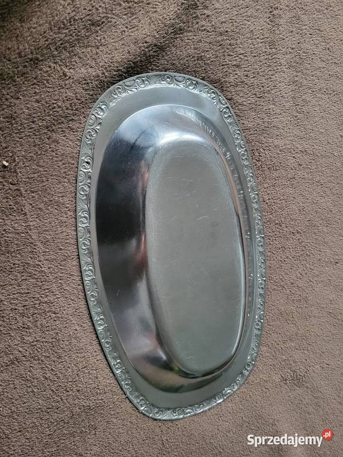 Tacapatera metalowa 30 vintage Tace i stoliki Gliwice