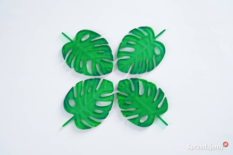 Podkładki pod kieliszki liście monstery Warszawa