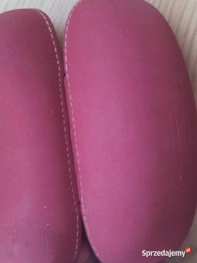 Futerał na okularybordowo koralowy Uniseks śląskie