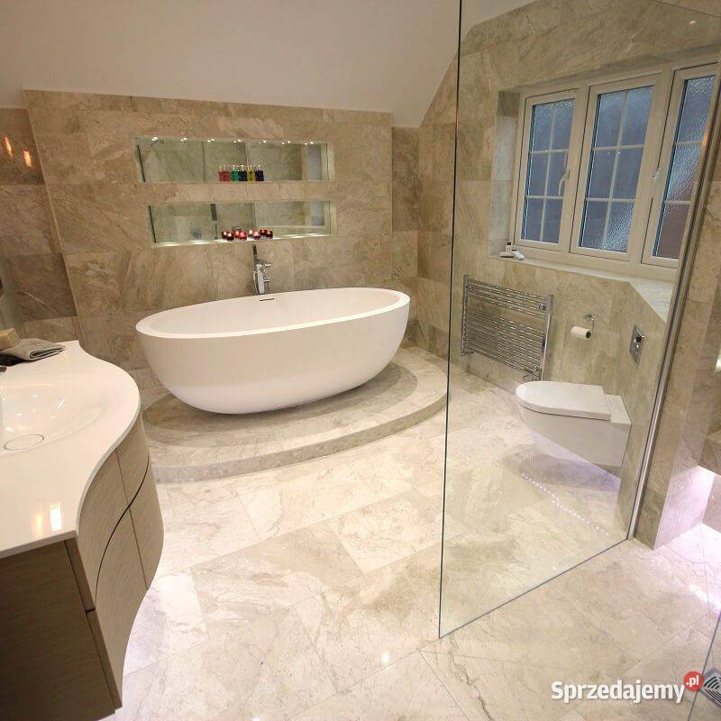 Płytki Marmur Queen Beige polerowany 406x61x12 Gdynia