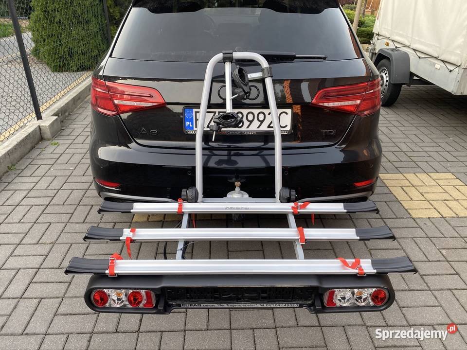 Bagażnik na trzy Rowery Menabo z boxem 330 l