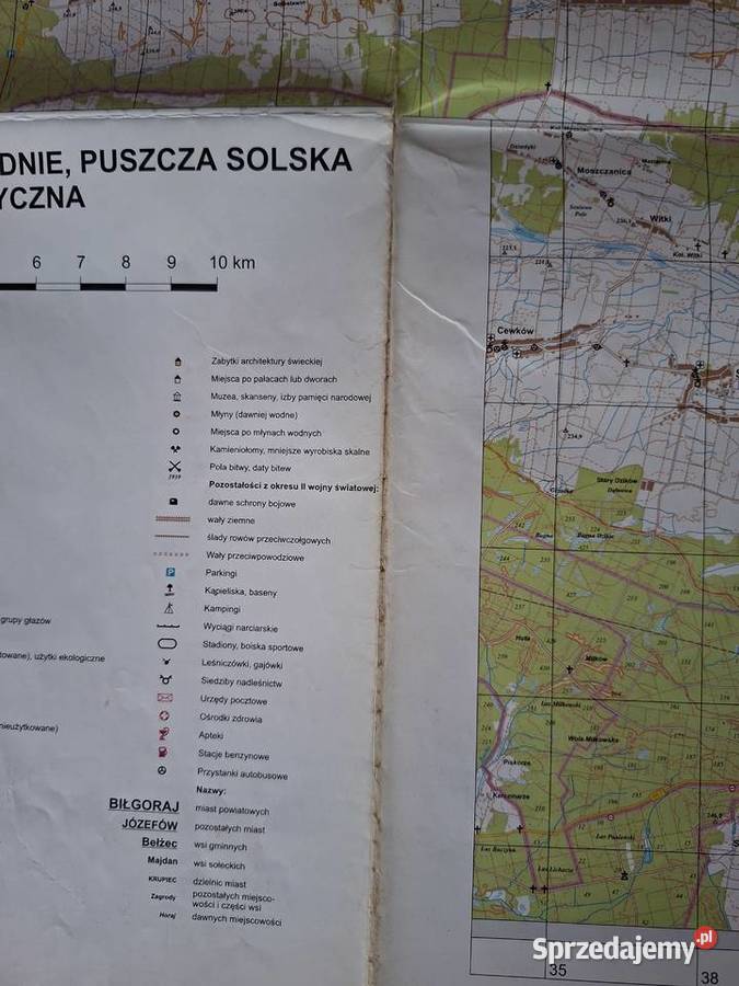 Roztocze środkowe i wschodnie Puszcz Solska 180 Kraków