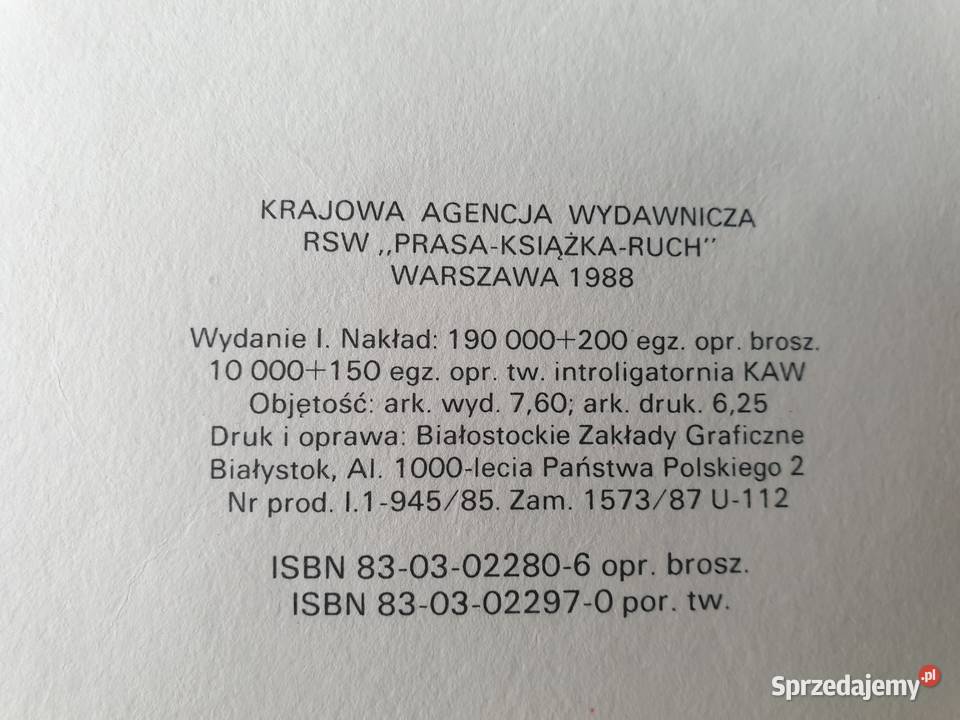 Thorgal Wyspa wśród lodów wydanie 1 KAW 1988 Gdynia