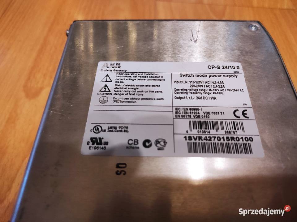 ABB Zasilacz DC 180 264V 24v 240V CPE 24100 Jarząbki