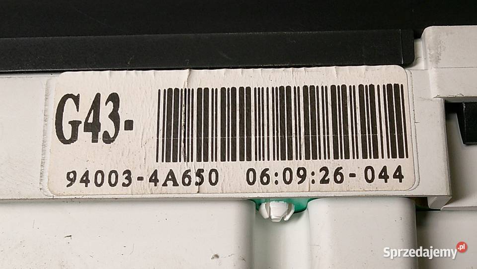 Licznik Hyundai H1 H200 Starex 2007 25CRDI dostawcze Liczniki i zegary dolnośląskie Wrocław