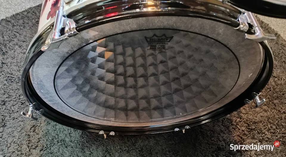 CUSTOM Skulls Roses Odrestaurowana perkusja sprzedam