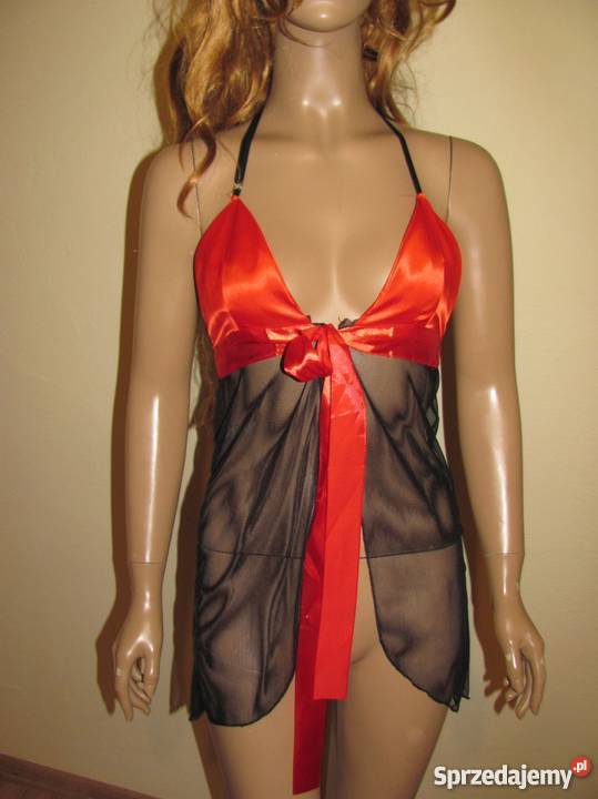 sexi koszulka nocna z czerwonym krawatem Rozmiar Uniwersalny sprzedam