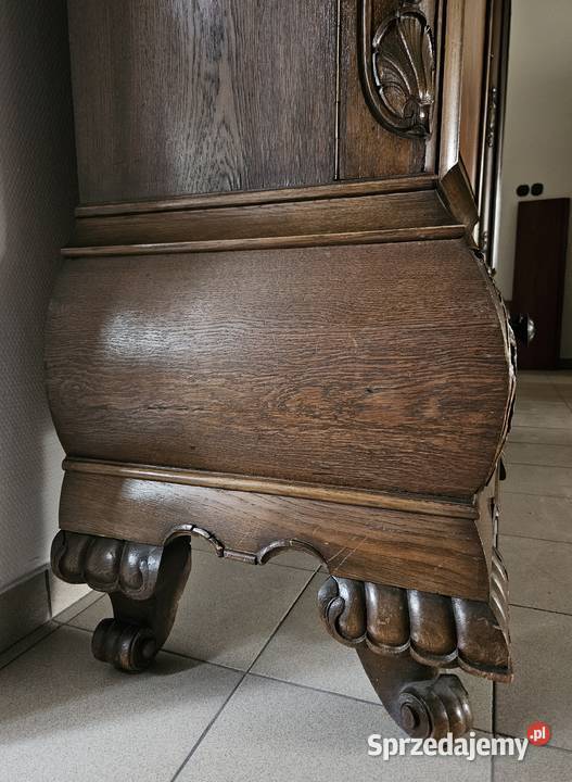 Duży komplet mebli gabinetowych dębowe z Meble
