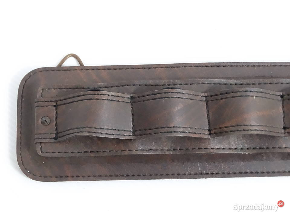 Stary skórzany pokrowiec etui na fajki vintage lubelskie