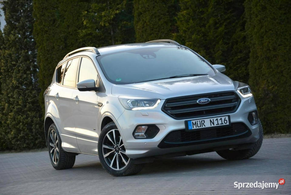 Ford Kuga STLine Skóry 4X4 CityStop Xenon Ledy automatyczna mazowieckie Ostrów Mazowiecka