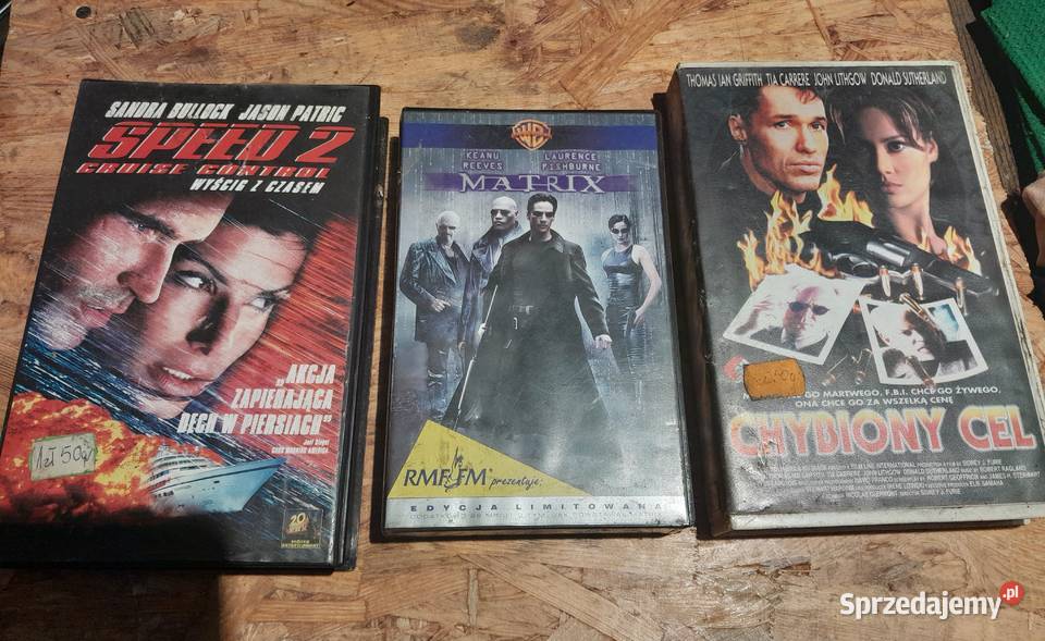 Kasety VHS film kaseta zestaw 9 sztuk Titanic