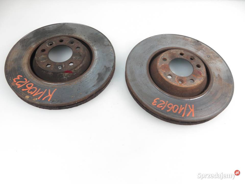 2X TARCZA HAMULCOWA PRZÓD CITROEN C6 27 HDi