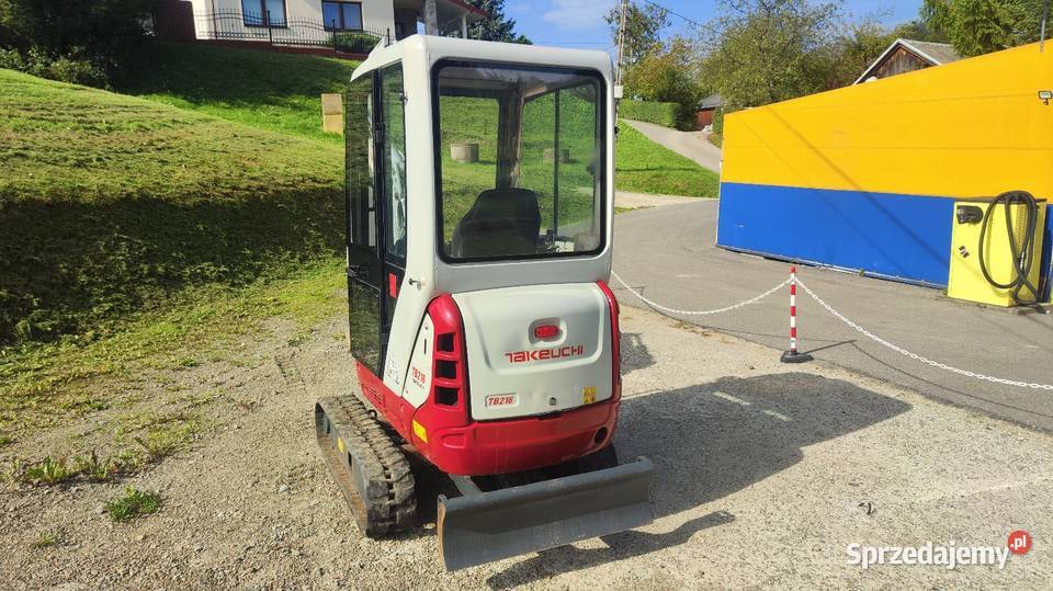 Minikoparka Takeuchi TB216 Brutto mini koparka Rok produkcji 2020 Jabłonka