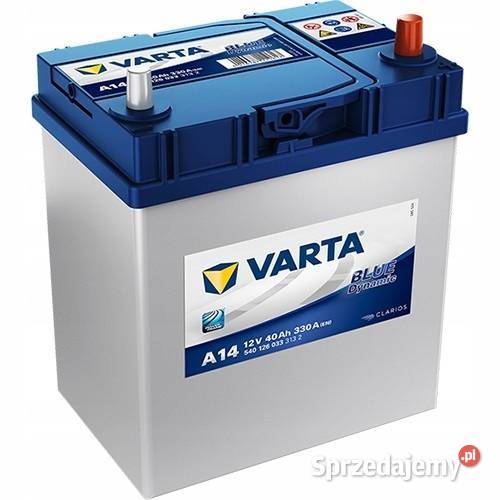 Akumulator Varta A14 12V 40Ah 330A P osobowe Jelcz-Laskowice
