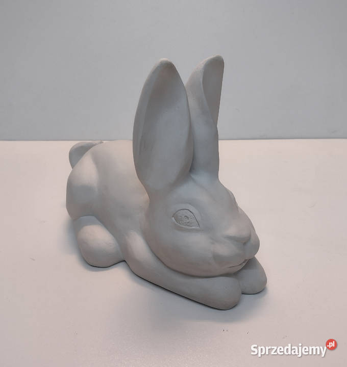 Duży Zając WIELKANOCNY Zajączek Figura Rzeźba Figurki i rzeźby Warszawa