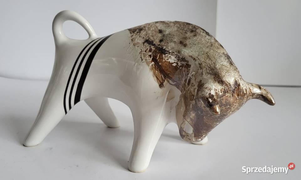 BYK Znak zodiaku Figurka Byczek ceramiczny Sierakowice sprzedam