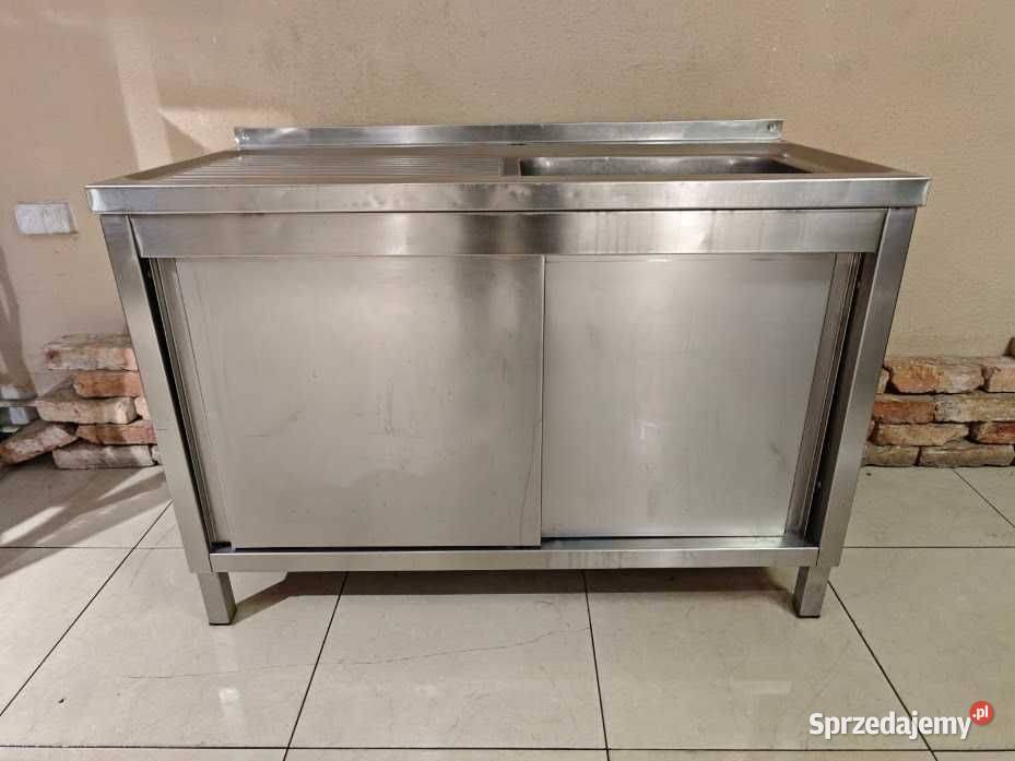 Zlew gastronomiczny z szafką 120x60 komora Góra sprzedam