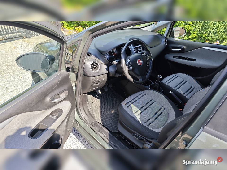 Fiat Punto Evo Salon Polska bezwypadkowy stan b zielony mazowieckie Radom