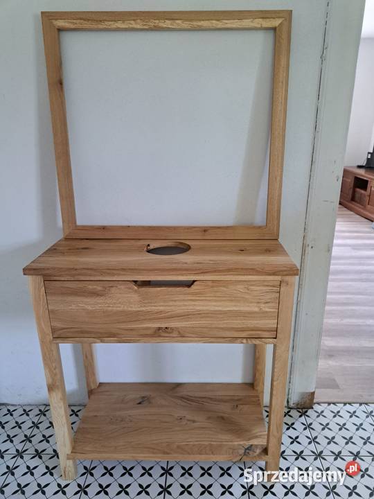 komoda dębowa łazienkowa Łazienkowe sprzedam