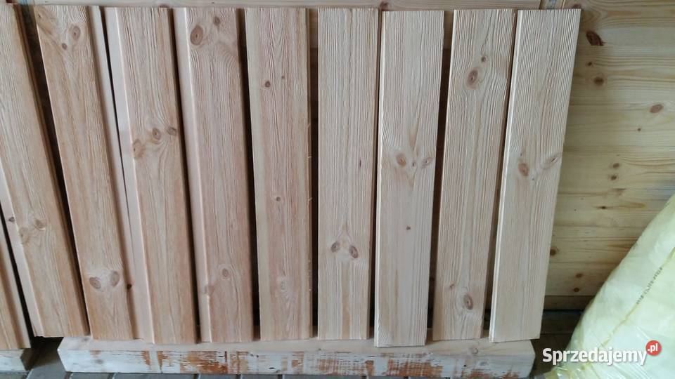 Deski szczotkowane postarzane taras podbitka Raszówka