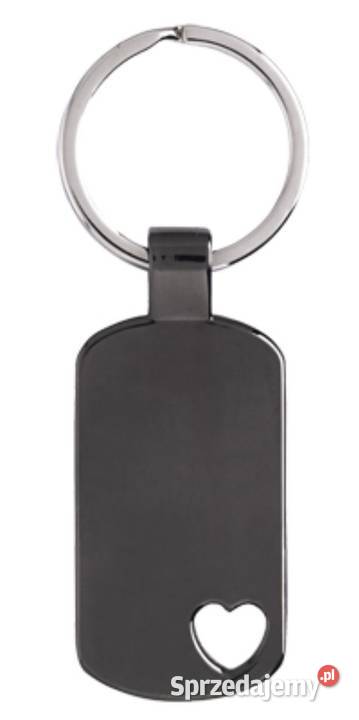 Brelok metalowy jednostronny grawer 50 serce breloczki Akcesoria