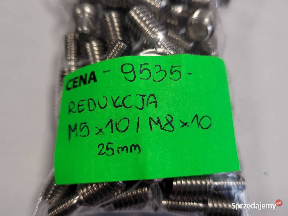 Śruba redukcja M5x10M8x10 25mm Rydułtowy