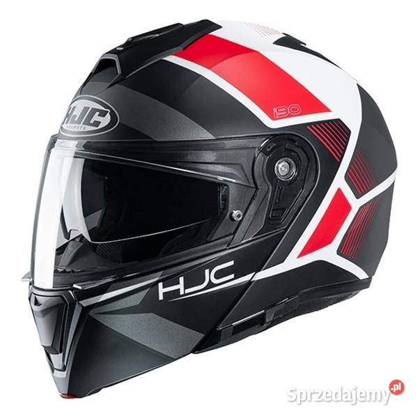 Szczękowy kask HJC i90 Blenda Pinlock Hollen MC1 Trzciel