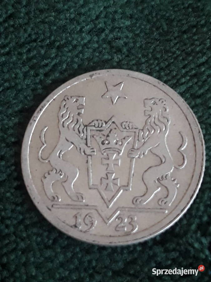 1 Gulden W M Gdańsk 1923 r 2 piękne Konin sprzedam