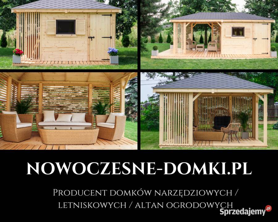 Domek narzędziowy 3x4 Domek Avelino z drewutnią Piotrków Trybunalski