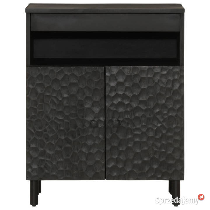 Szafka czarna 60x33x75 lite drewno mango Pozostałe Warszawa